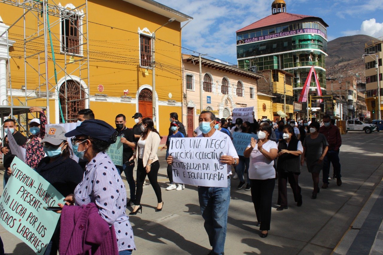 Trabajadores Municipales Protestan Exigiendo Mejora Salarial Tu Diario Huánuco 7702