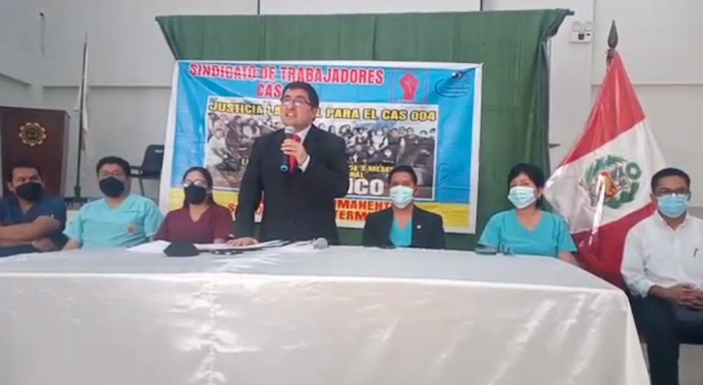 Juzgado ordena reponer a 115 trabajadores CAS al Hospital Regional Hermilio Valdizán