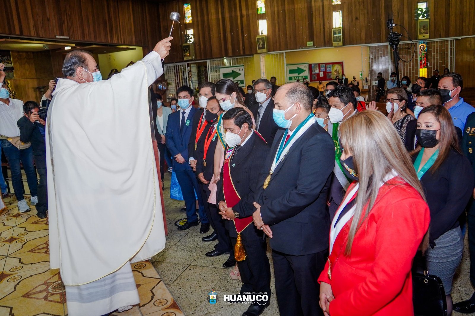 Padre Oswaldo en aniversario de Huánuco invoca a autoridades pedir a Dios que los ilumine para servir a su pueblo