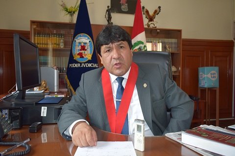 Juez superior de la Corte de Huánuco deslinda sobre obras que ejecutó su hermano