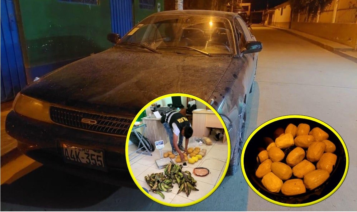 Sorprenden a policía de la Dinoes trasladando 28 kilos de cocaina camuflado en su auto