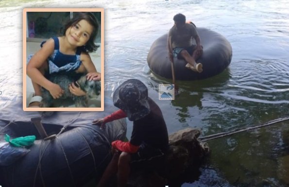 Familiares piden ayuda para buscar a la pequeña Adriana que fue arrastrada por el río Monzón