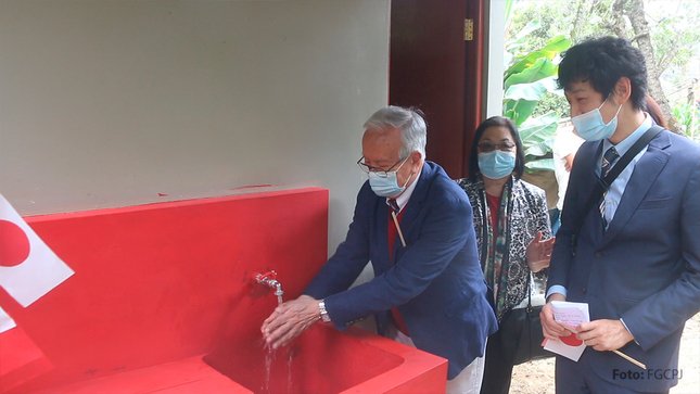 Con apoyo del gobierno japones logran agua potable en caserío de La Oroya en Molino