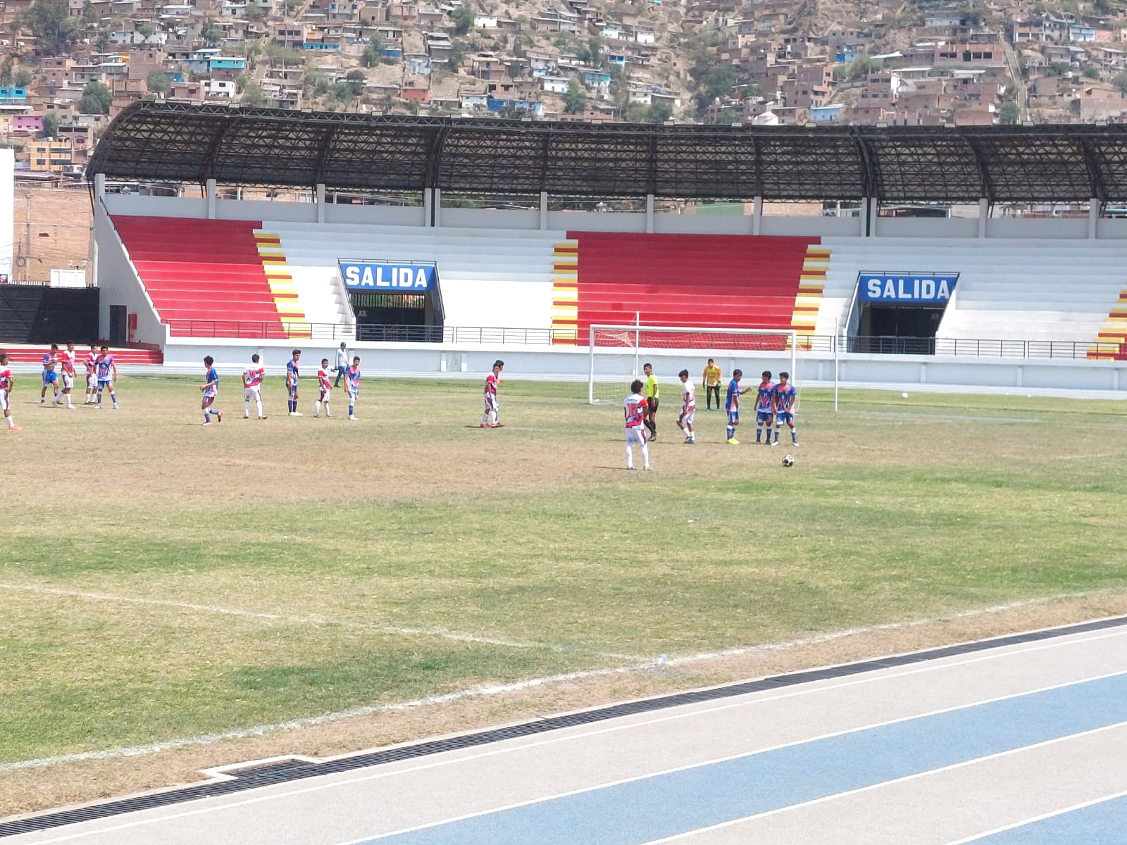 Mal estado del gramado del Estadio de Amarilis