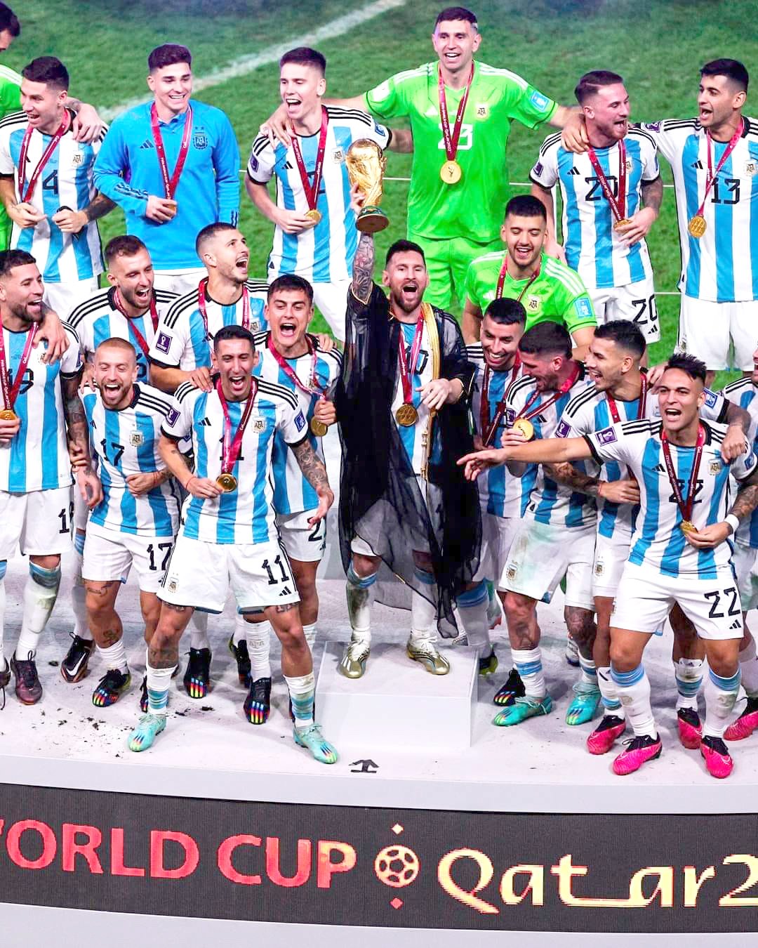 De la mano de Messi, Argentina es CAMPEÓN MUNDIAL.