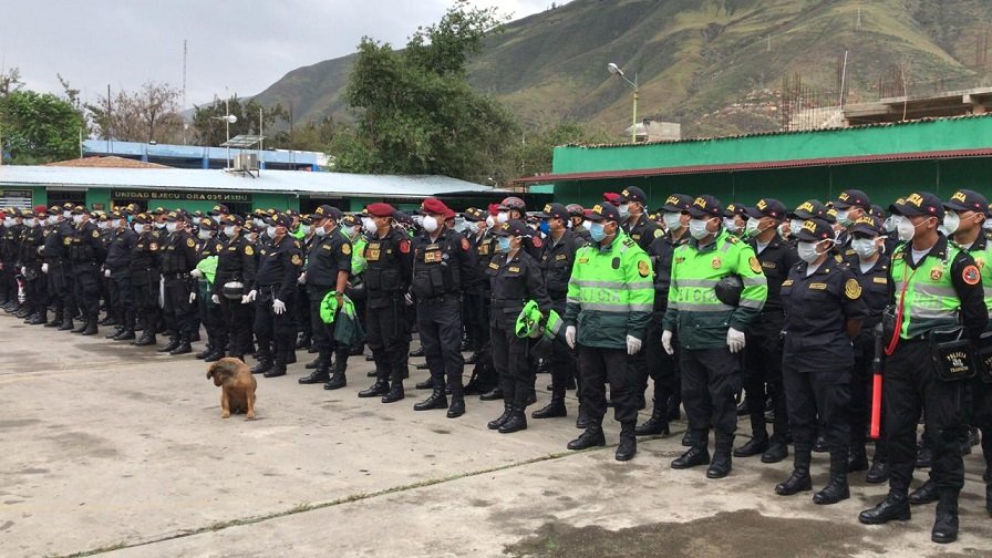 <strong>Policía en alerta absoluta ante posibles movilizaciones en Huánuco</strong>