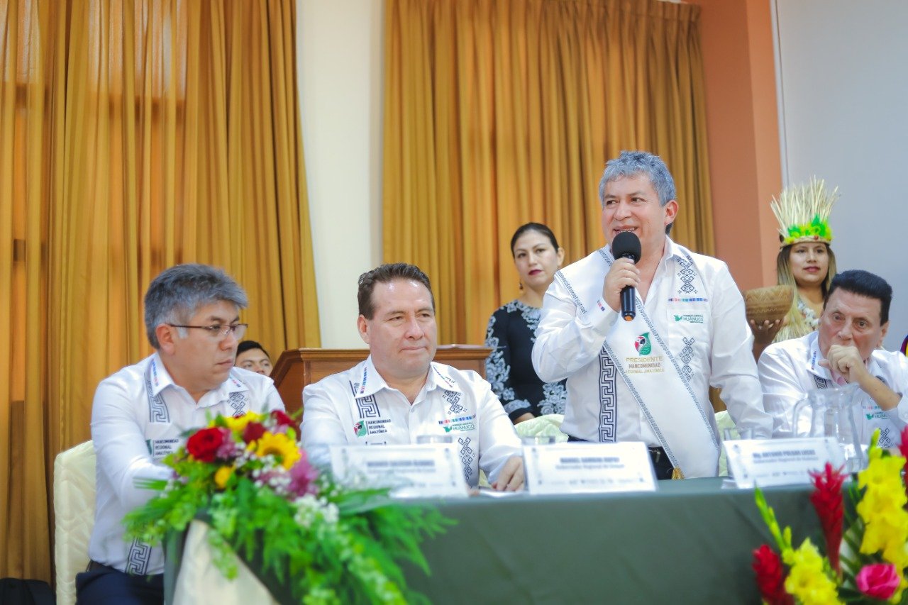 Antonio Pulgar asumió presidencia de la Mancomunidad Regional Amazónica