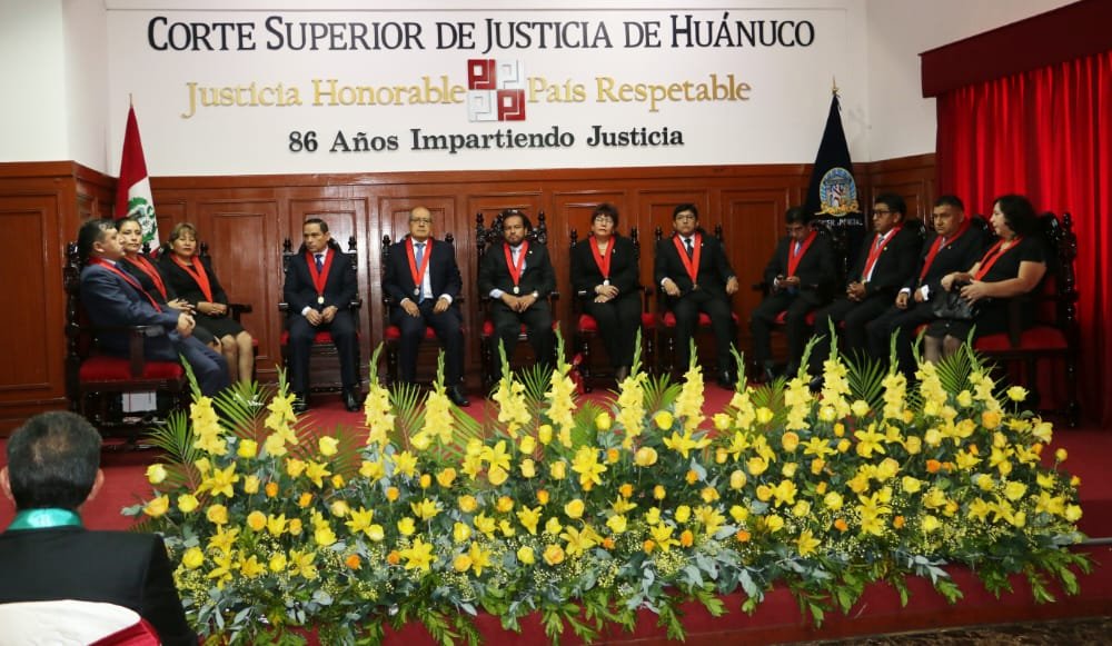 Presidente de la Corte de Justicia de Huánuco anuncia calidad y celeridad de servicio en su gestión