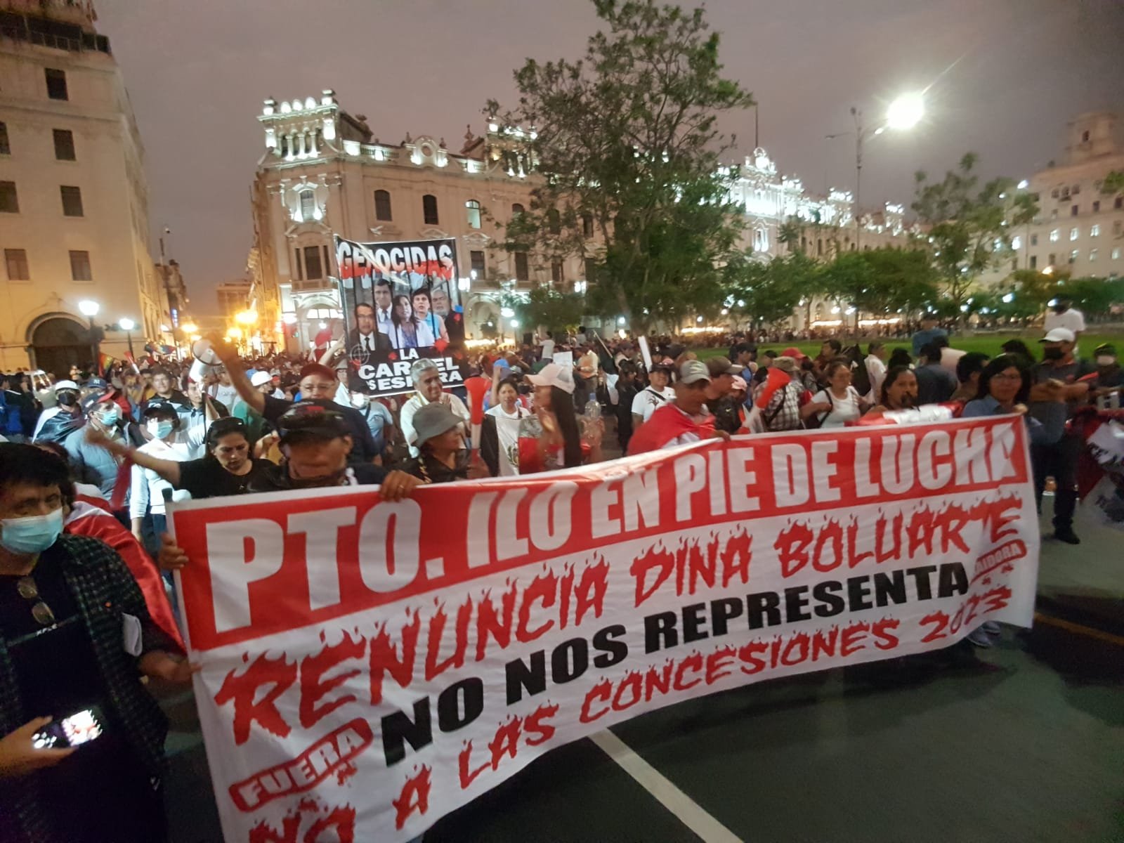 <strong>Tensión en Lima por protestas en rechazo a Dina Boluarte</strong>