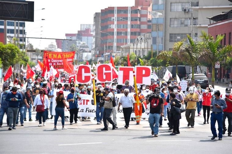 <strong>Sutep y CGTP convocaron a marchas para hoy contra el gobierno de Dina Boluarte</strong>