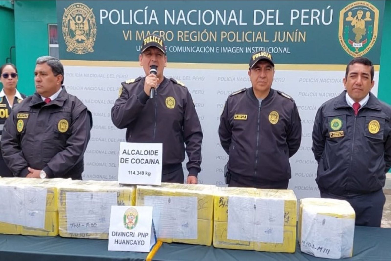 Incautan 114 kilos de cocaína que partió de Tingo María