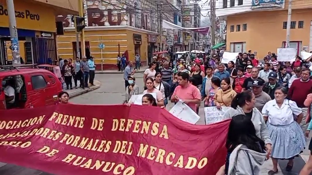Regidor pide dialogo sobre situación del ‘Mercado Modelo’ de Huánuco