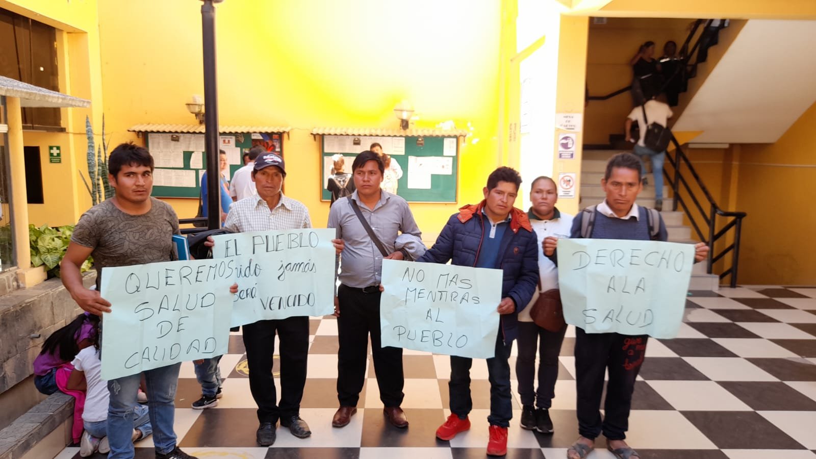 Pobladores de Malconga exigen acelerar nuevo local para su centro de salud