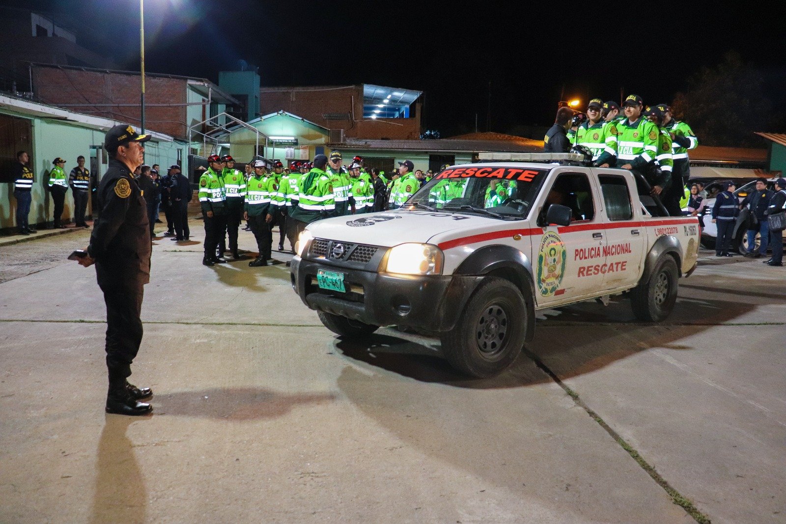 Movilizaron a 120 policías para megaoperativo contra el accionar delincuencial en Huánuco y Amarilis