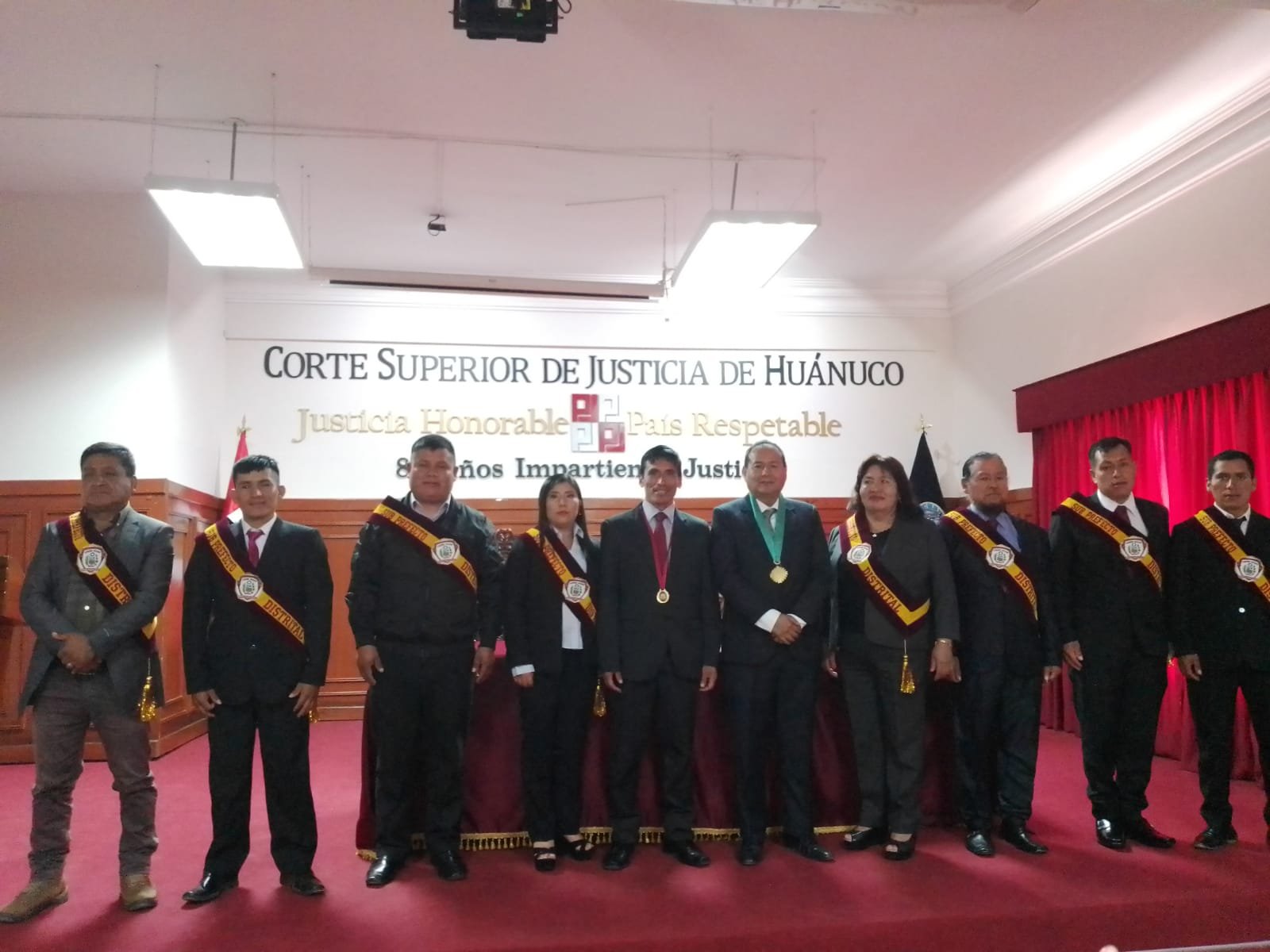 Toman juramento a ocho subprefectos de distintos distritos de Huánuco