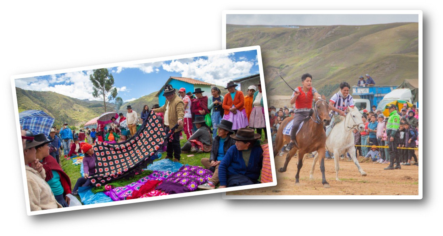 Carrera hípica y feria textil destacaron en aniversario de San Miguel de Cauri