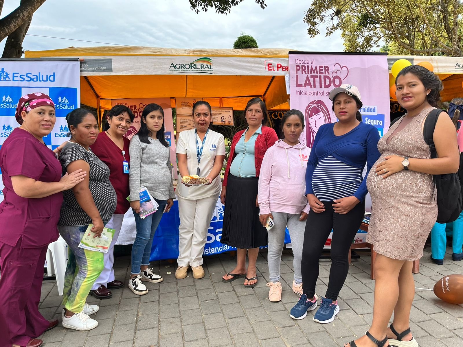 Gestantes participaron en concursos por Semana de la Maternidad Saludable y Segura