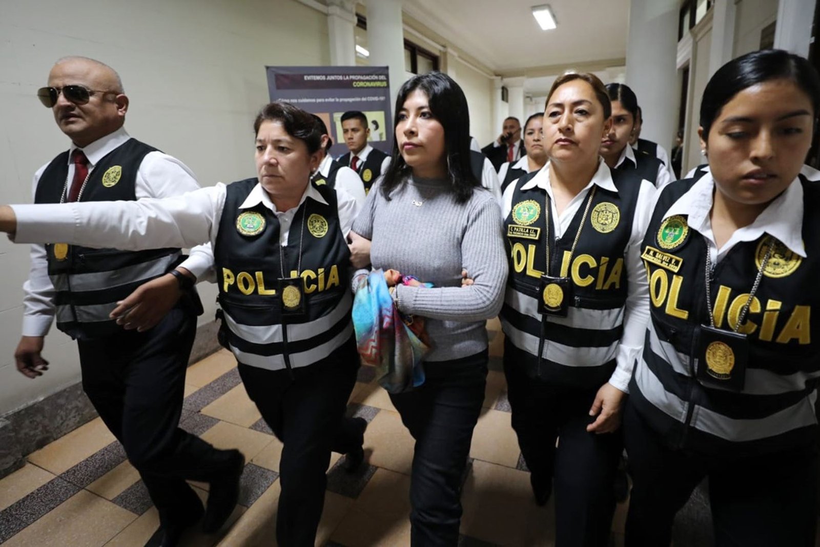 Ex presidenta de la PCM, Betssy Chávez, fue trasladada a carceleta del penal Ancón II