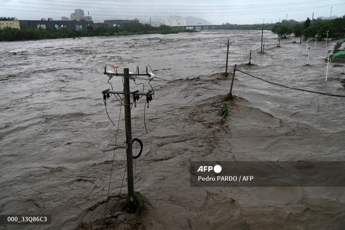 Pekín registró sus lluvias más fuertes en 140 años