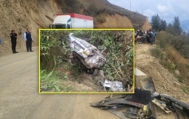 Conductor pierde la vida en aparatoso accidente de tránsito y sus acompañantes resultaron heridos