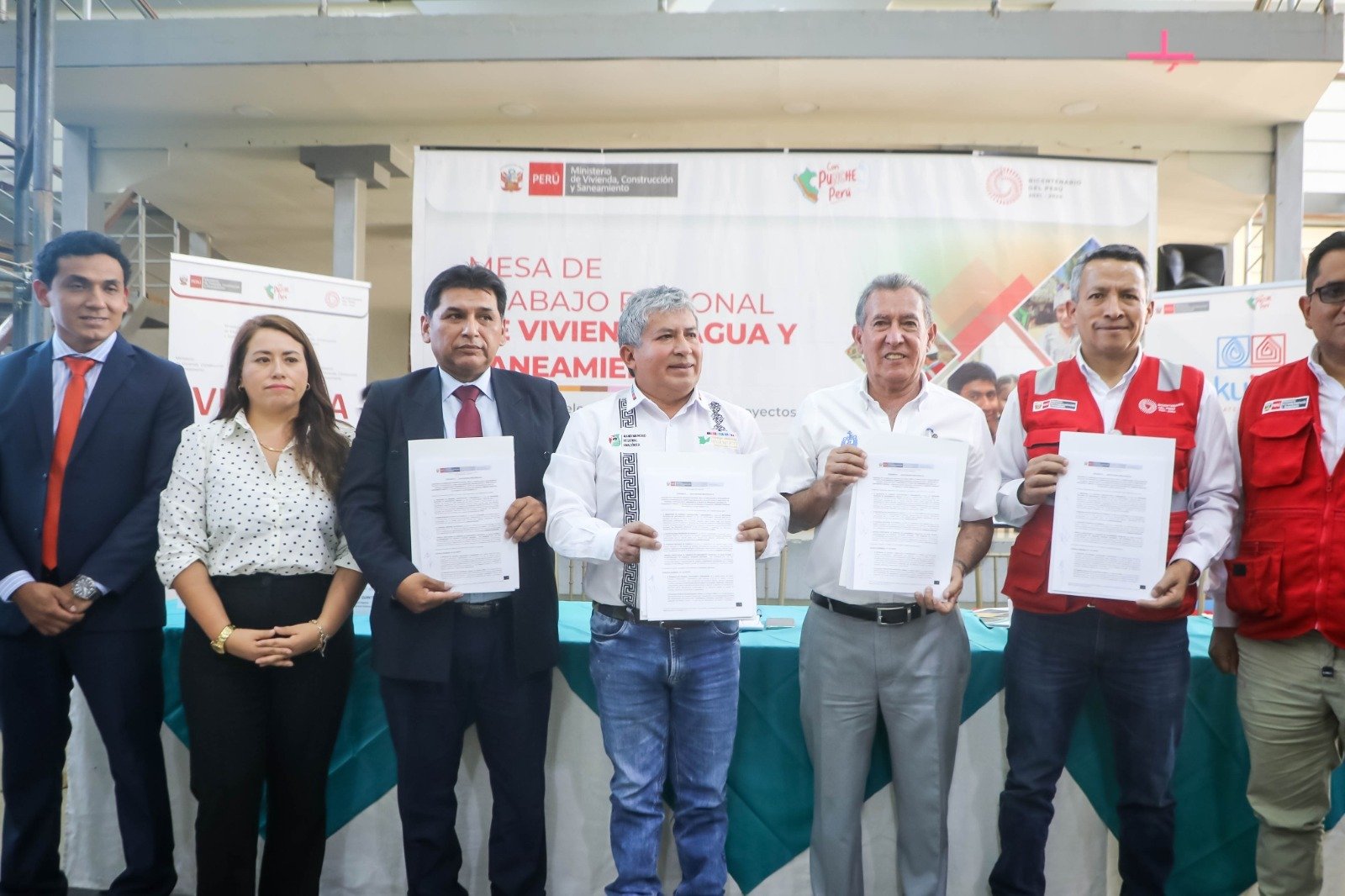Firman convenio para nuevo sistema de agua y desagüe de Huánuco, Amarilis, Pillco Marca y el Valle