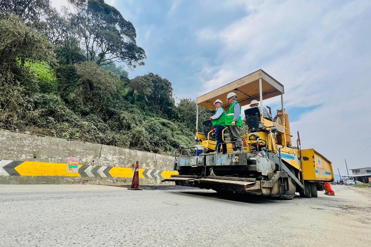 Supervisan mejoramiento de la carretera Central Huánuco a Tingo María