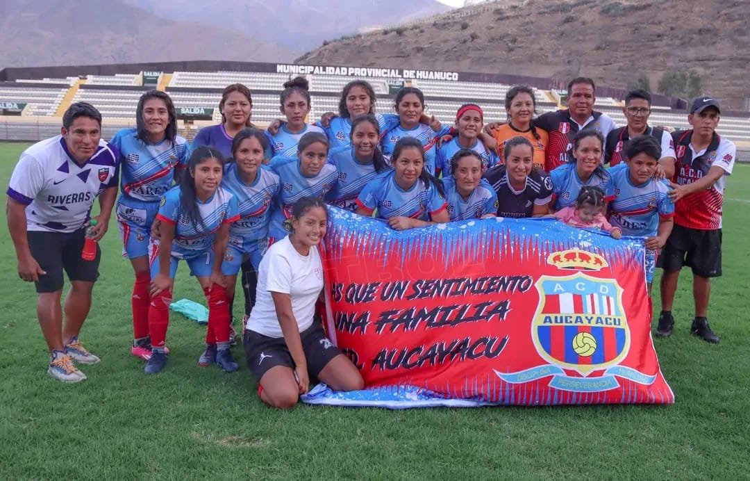 Las campeonas de Huánuco, ACD Aucayacu representará a Huánuco en fútbol femenino