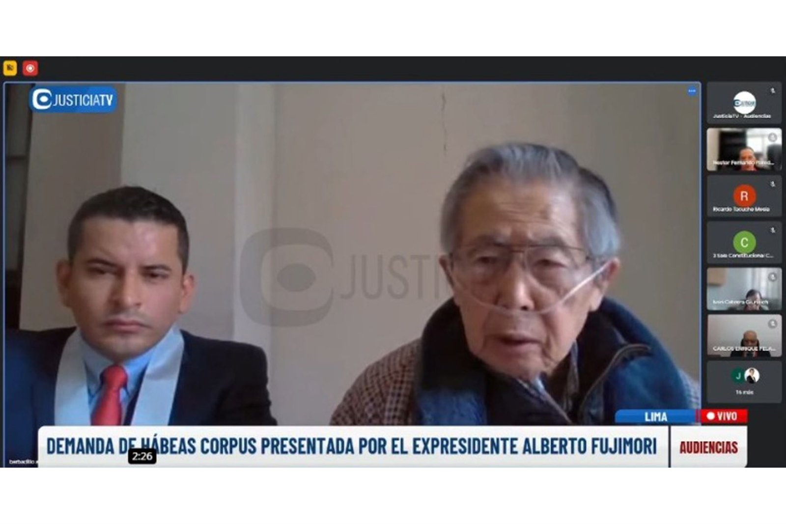 Alberto Fujimori pide que le restituyan el indulto humanitario que le otorgaron en el 2017