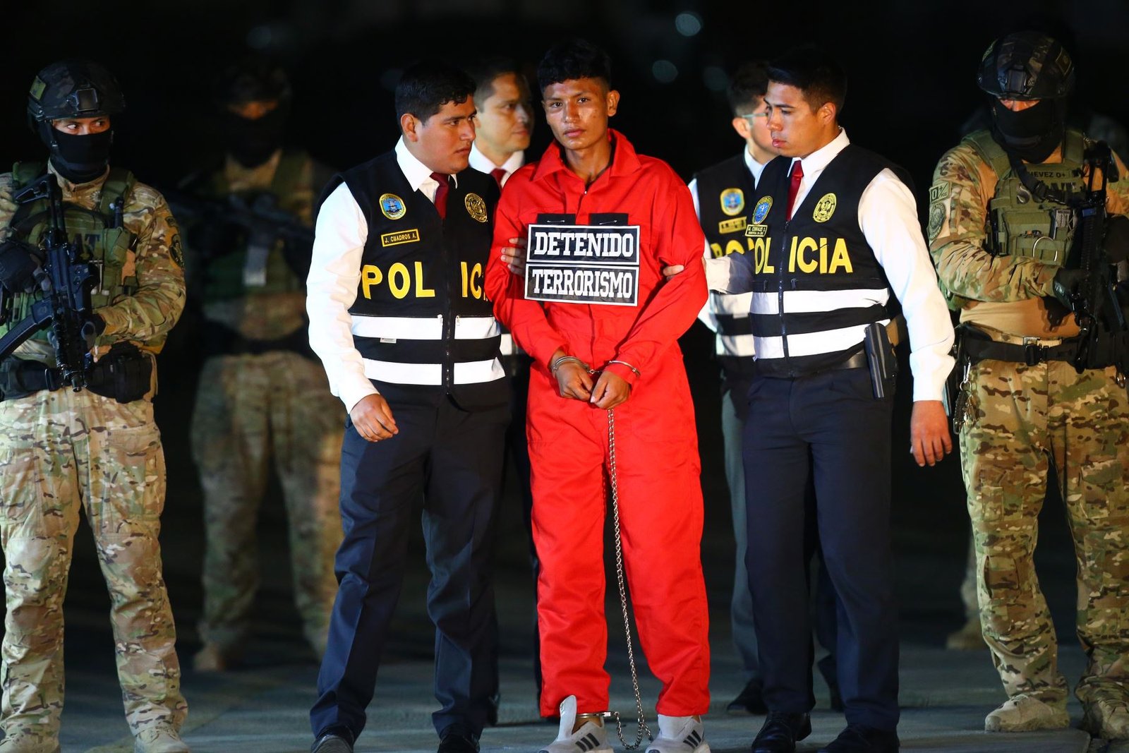 ‘Gabrielito’, hijo del cabecilla de Sendero Luminoso Gabriel Quispe Palomino fue presentado en Lima