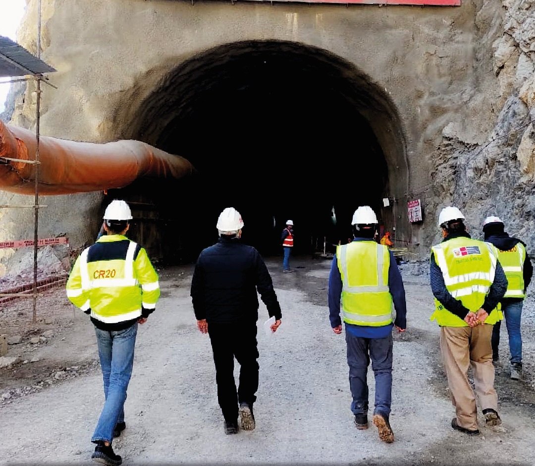Avanza construcción del túnel Huactahuaru en la carretera Huánuco – Huallanca