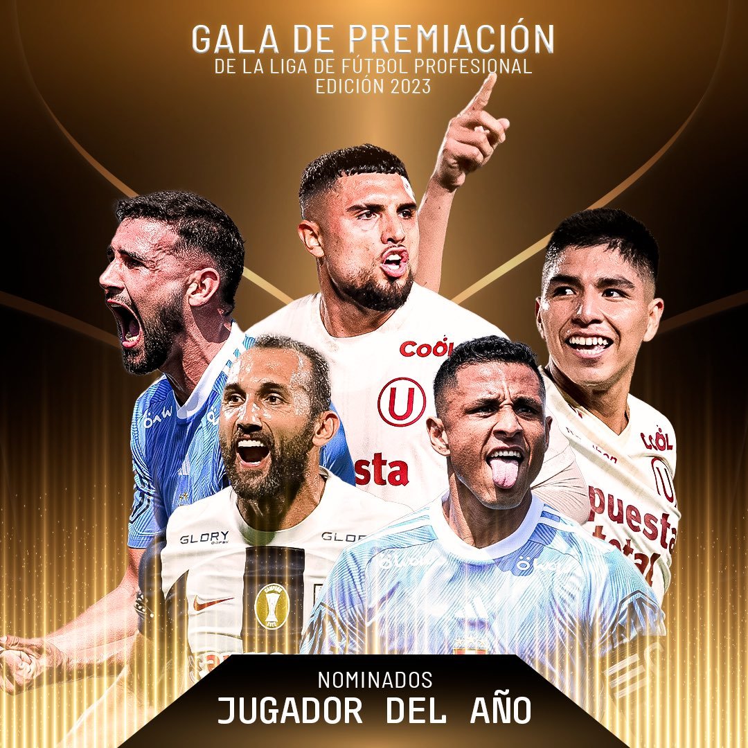 Futbolistas de Alianza, ‘U’ y Cristal destacan entre los nominados a mejor jugador del 2023