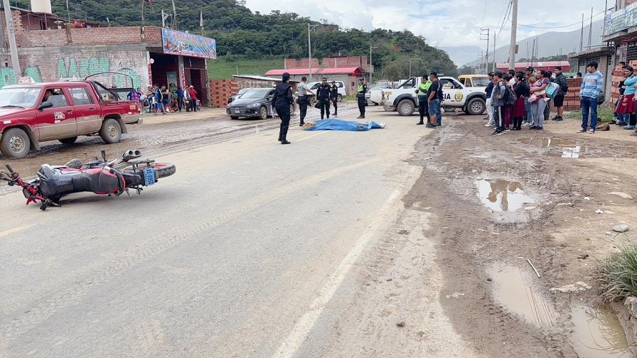 Motociclista pierde la vida tras violenta colisión con un camión en la vía Central