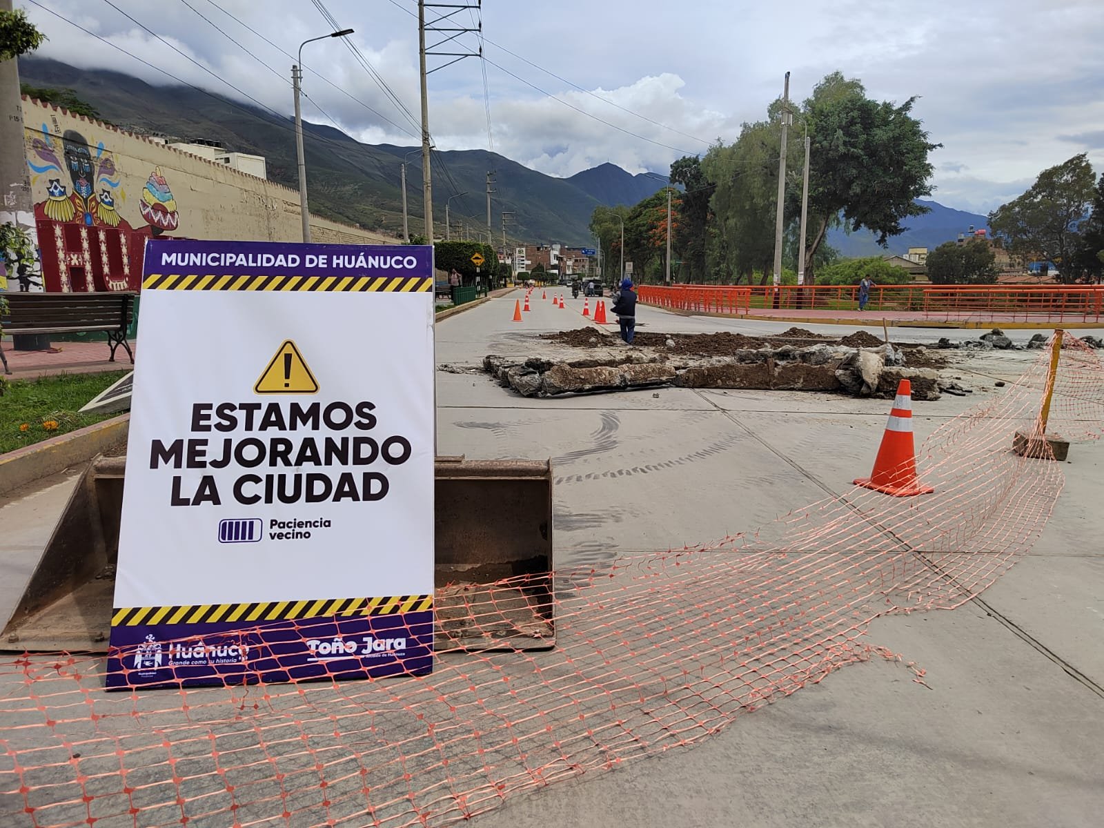 Huánuco: habrá mejora del tránsito por el puente Esteban Pavletich