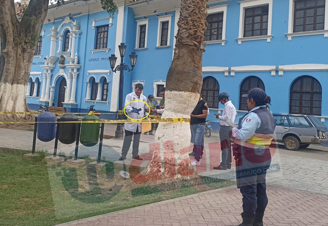 Encuentran pistola en tacho de basura cerca del colegio Leoncio Prado