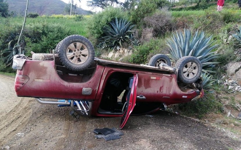 Alcalde de Cauri sufre aparatoso accidente de tránsito