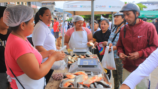 Estiman venta de 20 toneladas de pescado amazónico por Semana Santa en Leoncio Prado