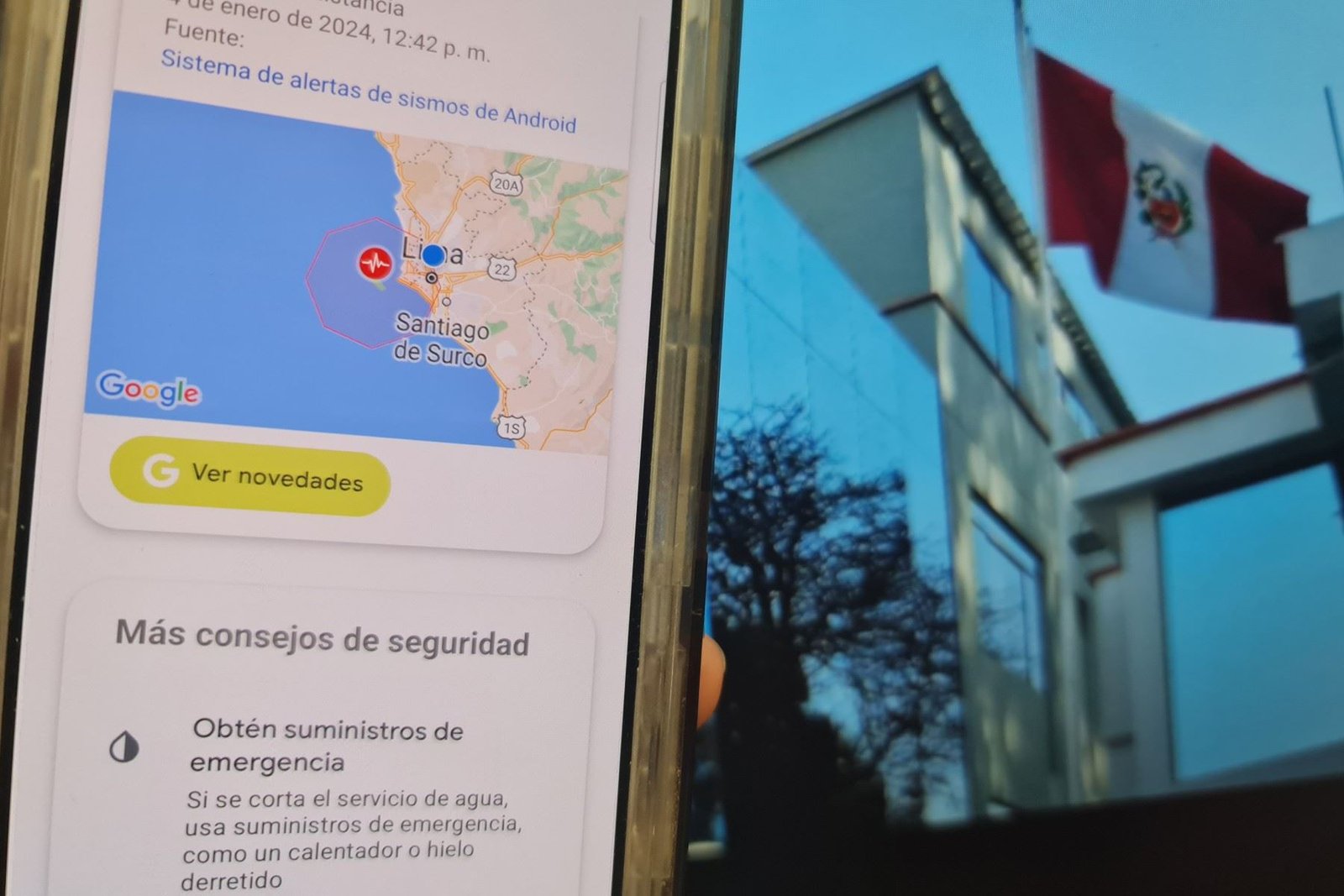 Cómo opera la alerta de sismos de Google en tu celular