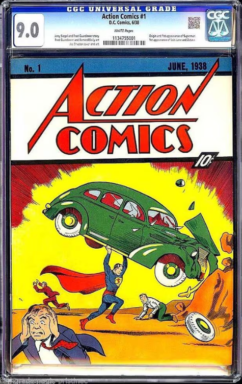 “El Icono de Superman bate récords: ‘Action Comic #1’ vendido por 6 millones de dólares”