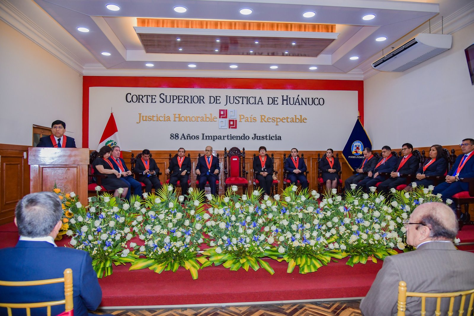 La Corte Superior de Justicia de Huánuco conmemora sus 88 años de instalación