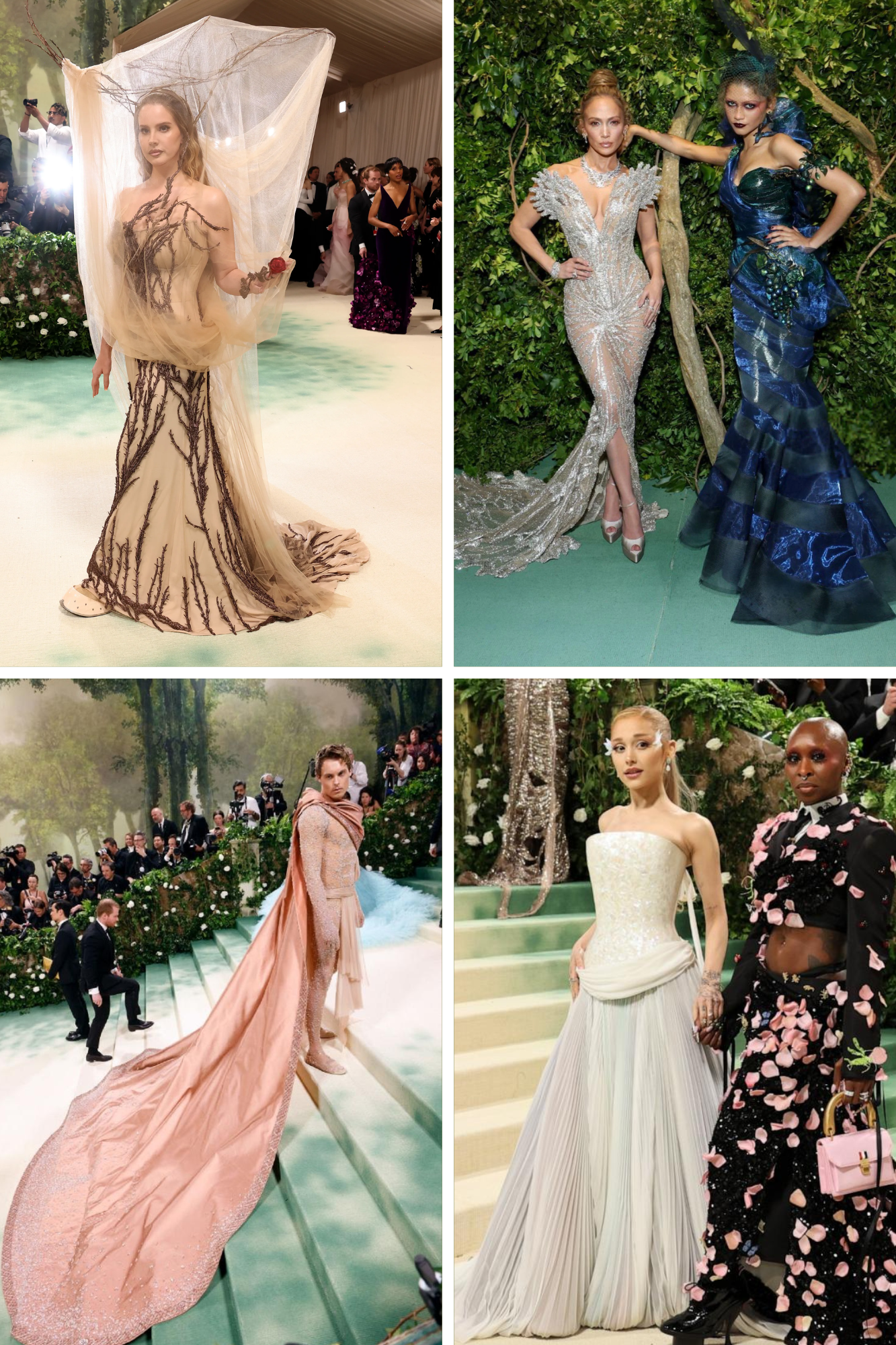 Estos fueron los deslumbrantes atuendos en la Met Gala 2024: Inspiración en ‘El Jardín del Tiempo’