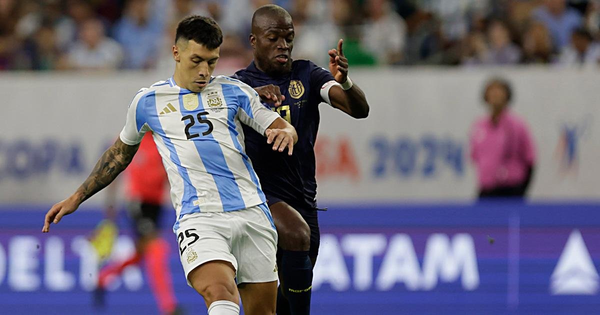 Argentina sufrió para eliminar a Ecuador, pero ya es primer semifinalista de la Copa América