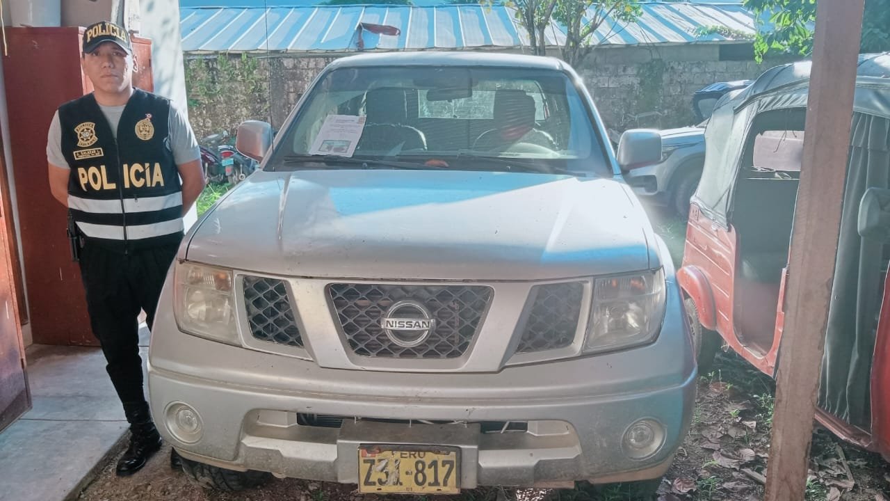 Camioneta robada el 2020 en Brasil fue ubicada en Tingo María