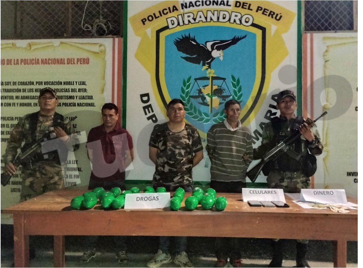 Incautan 12 kilos de cocaína en Monzón y detienen a tres personas