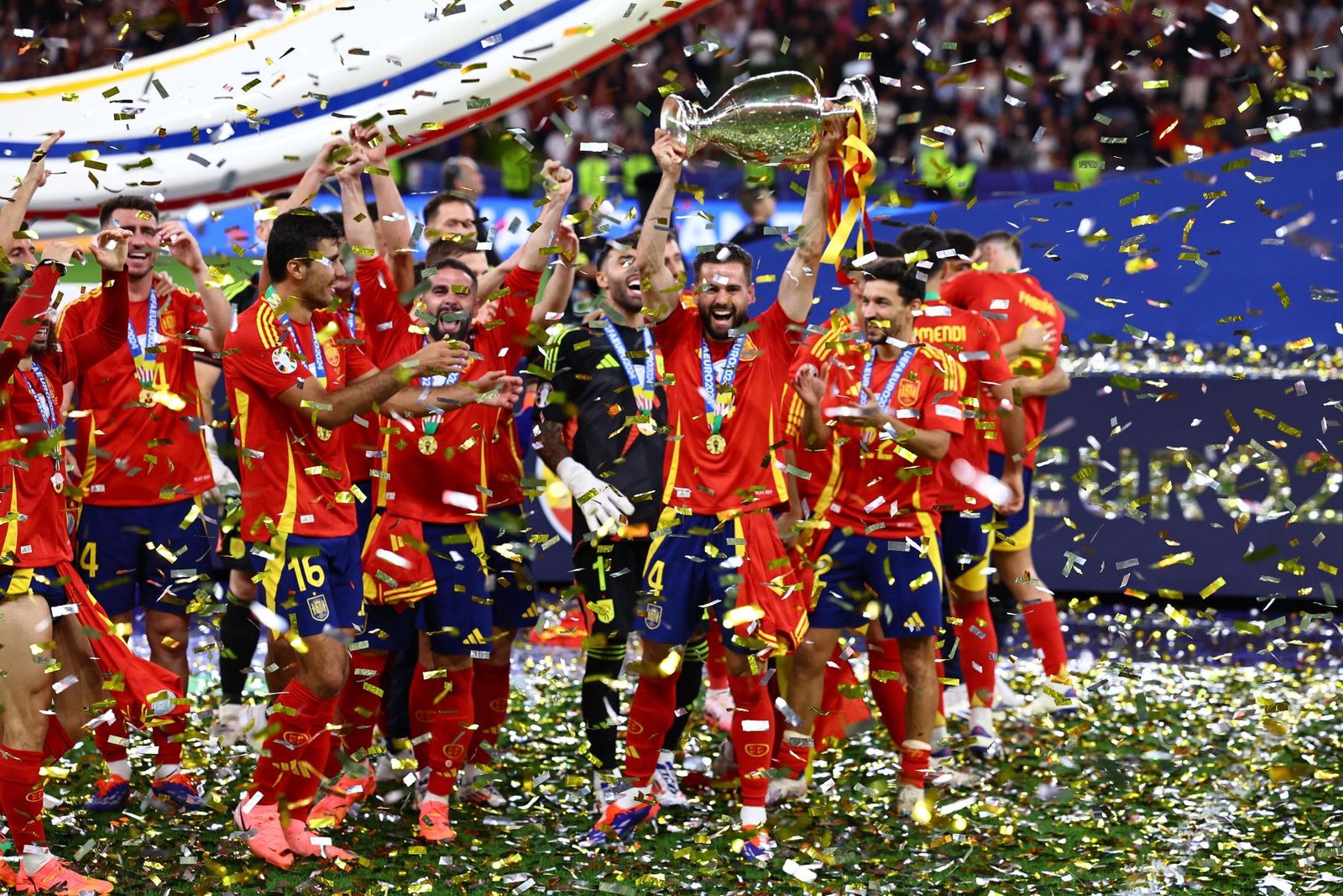 ¡España celebra! suma su cuarto título continental, es el campeón de la Eurocopa 2024