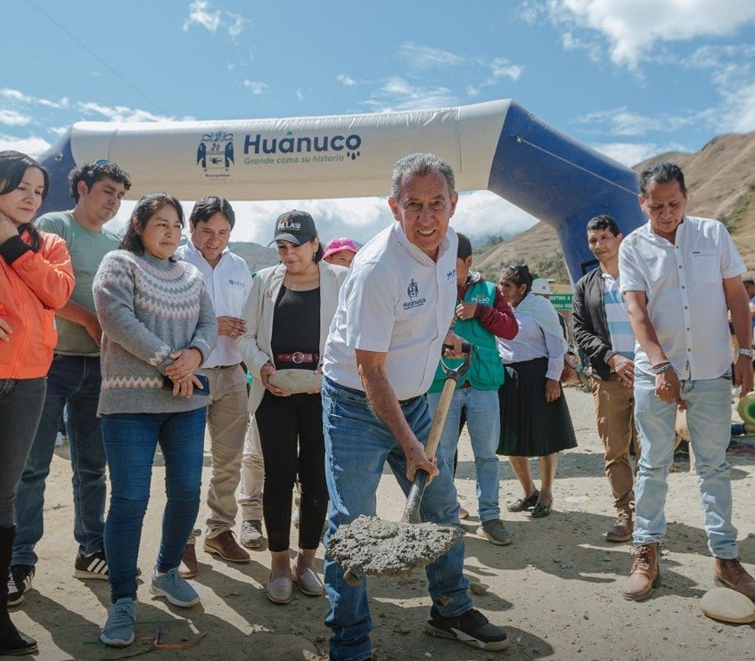 Alcalde de Huánuco anuncia rehabilitación de pistas en calles de Huánuco y Las Moras