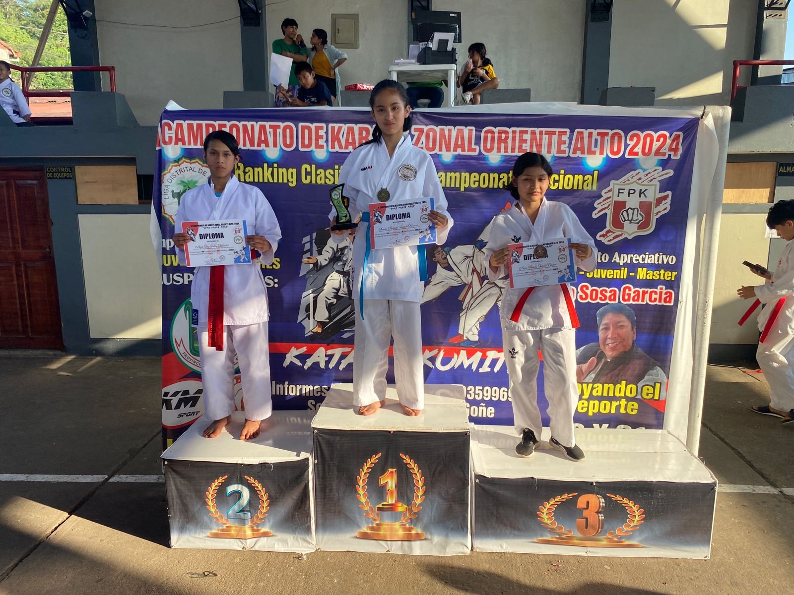 Karateca huanuqueña clasificó a campeonato nacional tras ganar oro en torneo regional