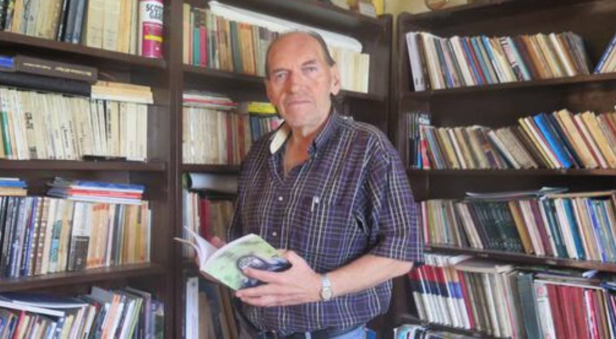 Reconocido literato Samuel Cardich fue internado en UCI de EsSalud Huancayo