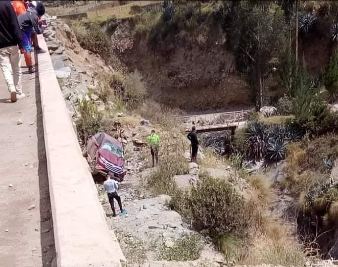 Reportan desaparición de chofer tras accidente de tránsito en Chavinillo