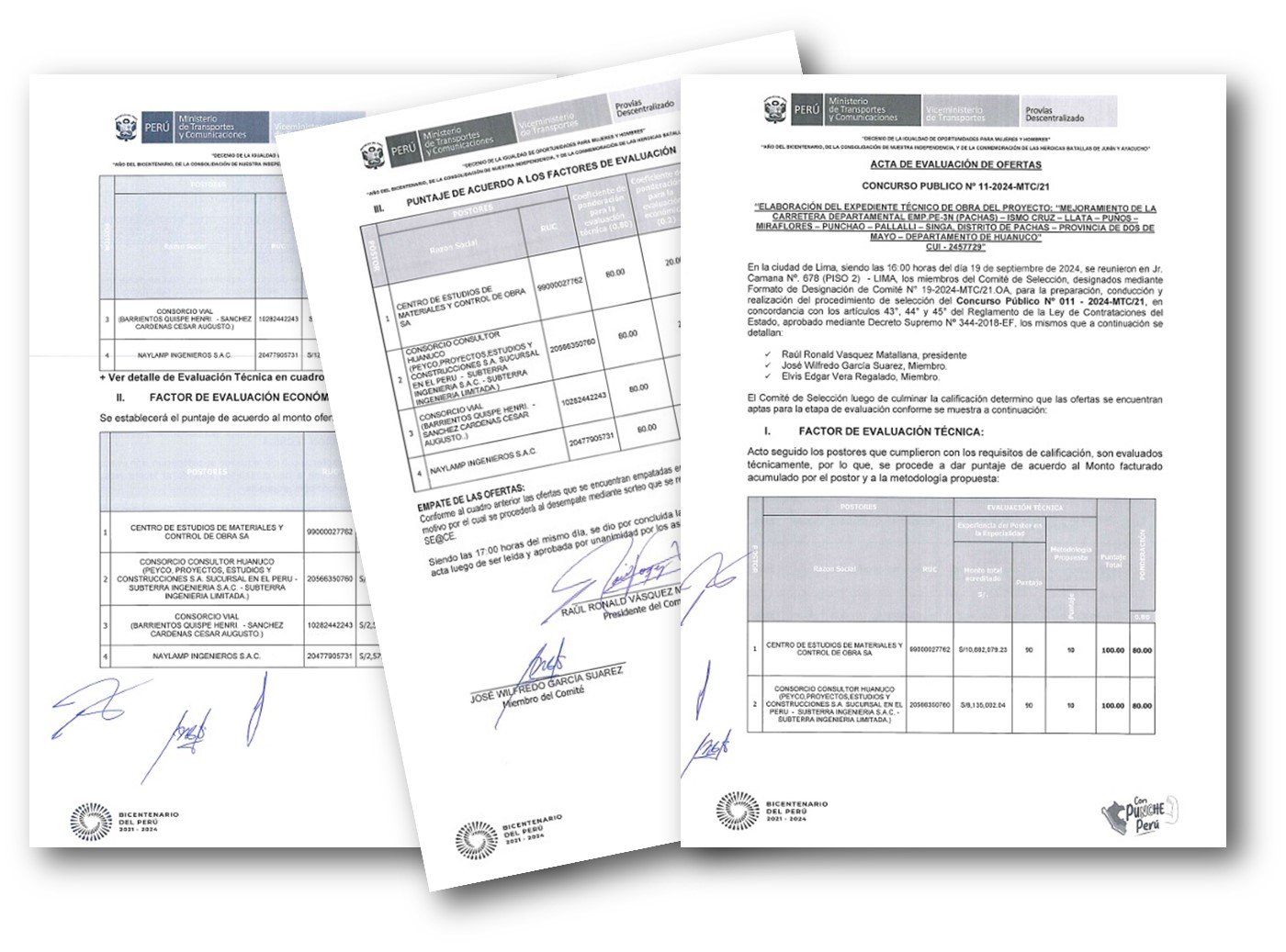 Empresa para elaborar expediente de vía la Pachas – Llata – Singa fue elegida por sorteo