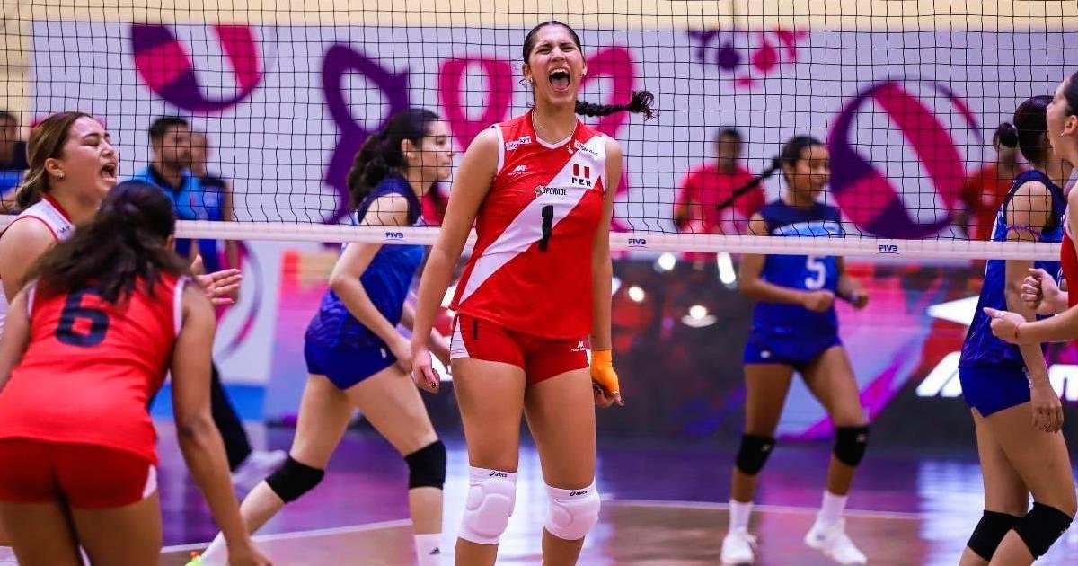 Perú debutó con triunfo ante Nicaragua en la Copa Panamericana de Vóley Sub 23